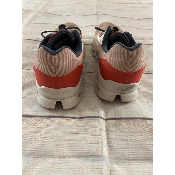 On Cloud Women's Running Shoes Orange And White - 9.5 - Picture 4 of 11